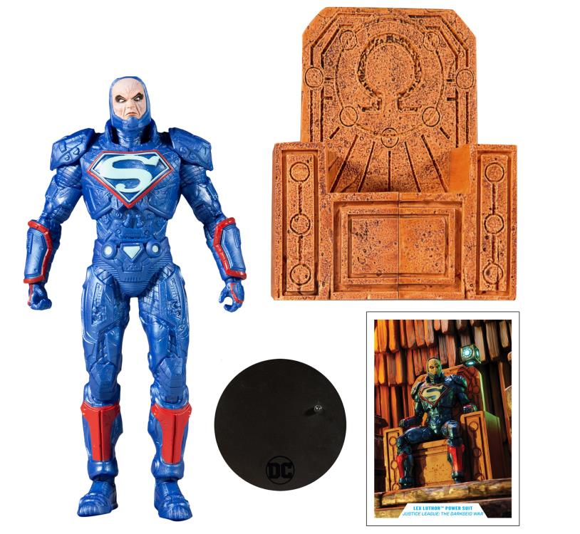 DC Multiverse - Justice League: The Darkseid War DC Multiverse Lex Luthor Power Suit (Blue)