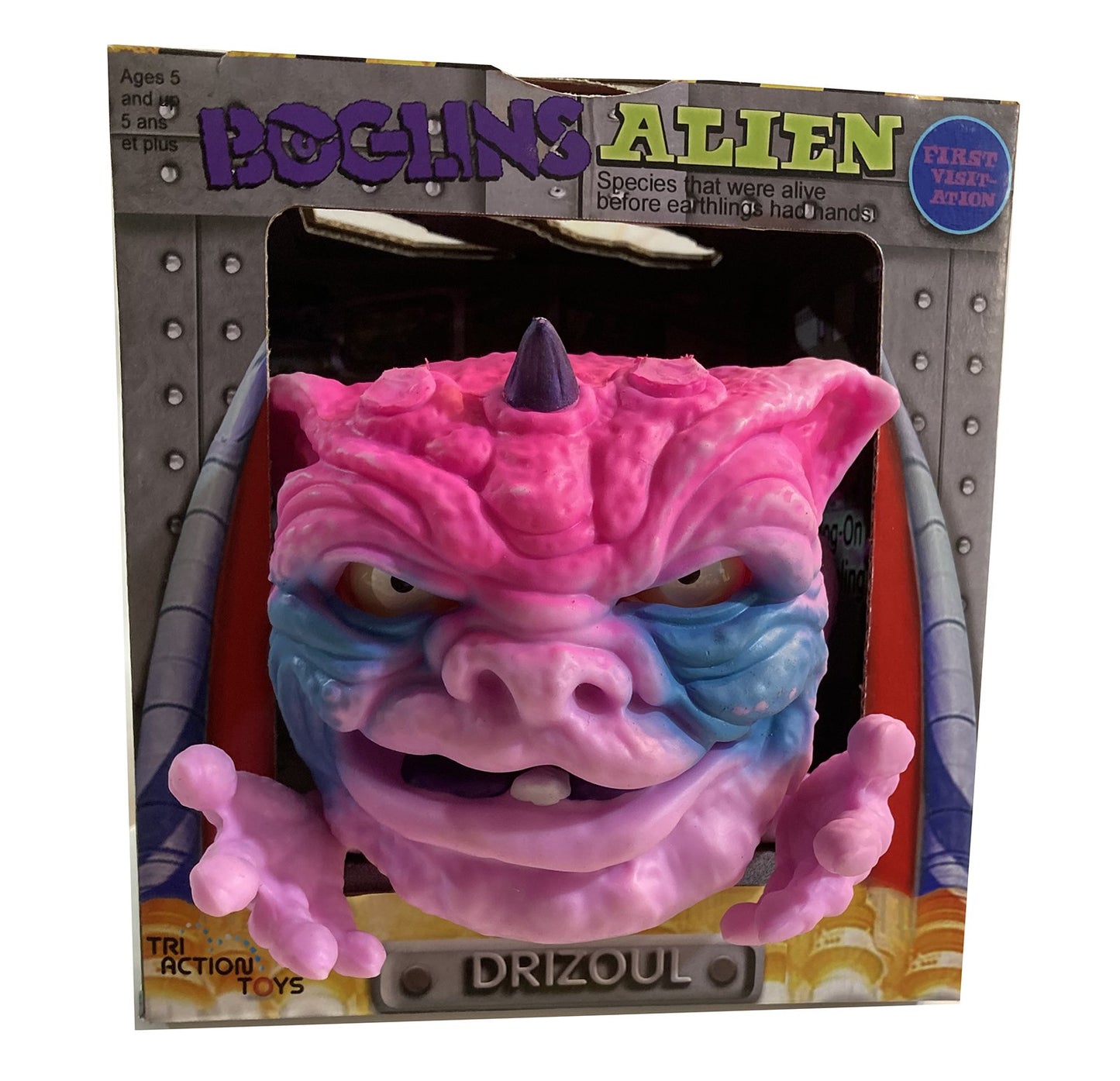 TriAction Toys Boglins 8-Inch Foam Monster Puppet - Alien Drizoul