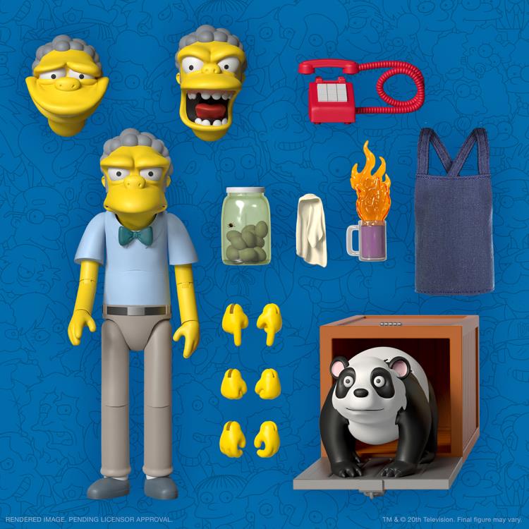 Super7 - The Simpsons Ultimates Moe 7-Inch Action Figure