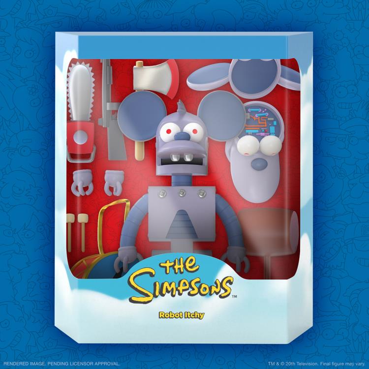 Super7 - The Simpsons Ultimates Robot Itchy 7-Inch Action Figure