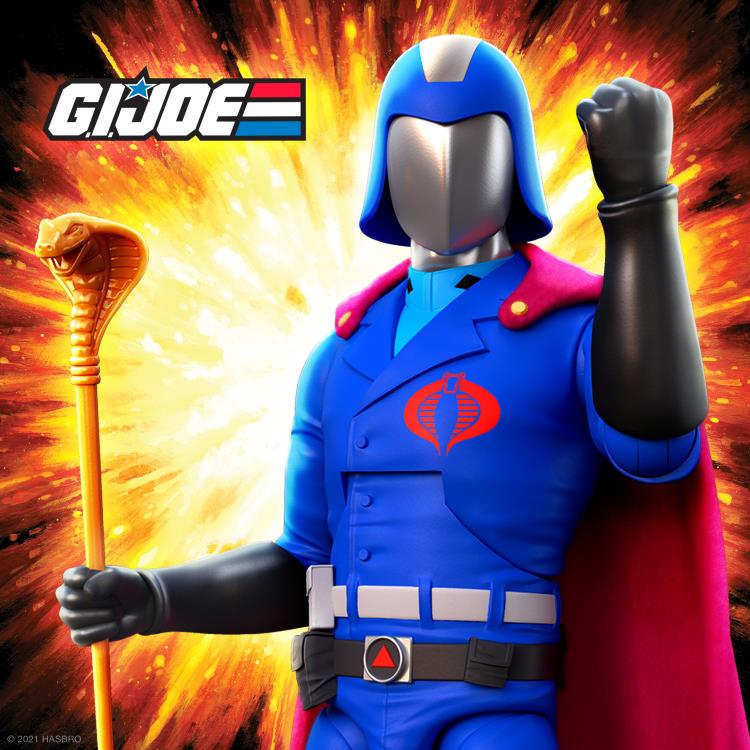 Super7 G.I. Joe Ultimates Cobra Commander 7-Inch Action Figure