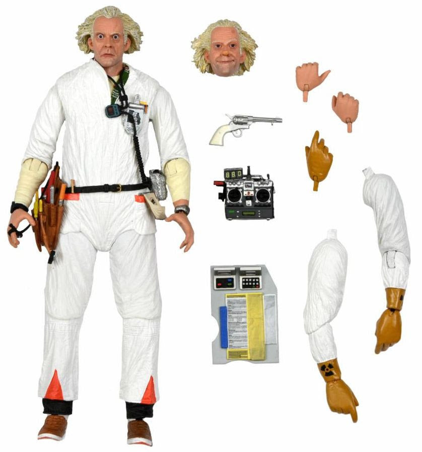 NECA - Back To The Future - 7" Scale Action Figure - Ultimate Doc Brown (1985)