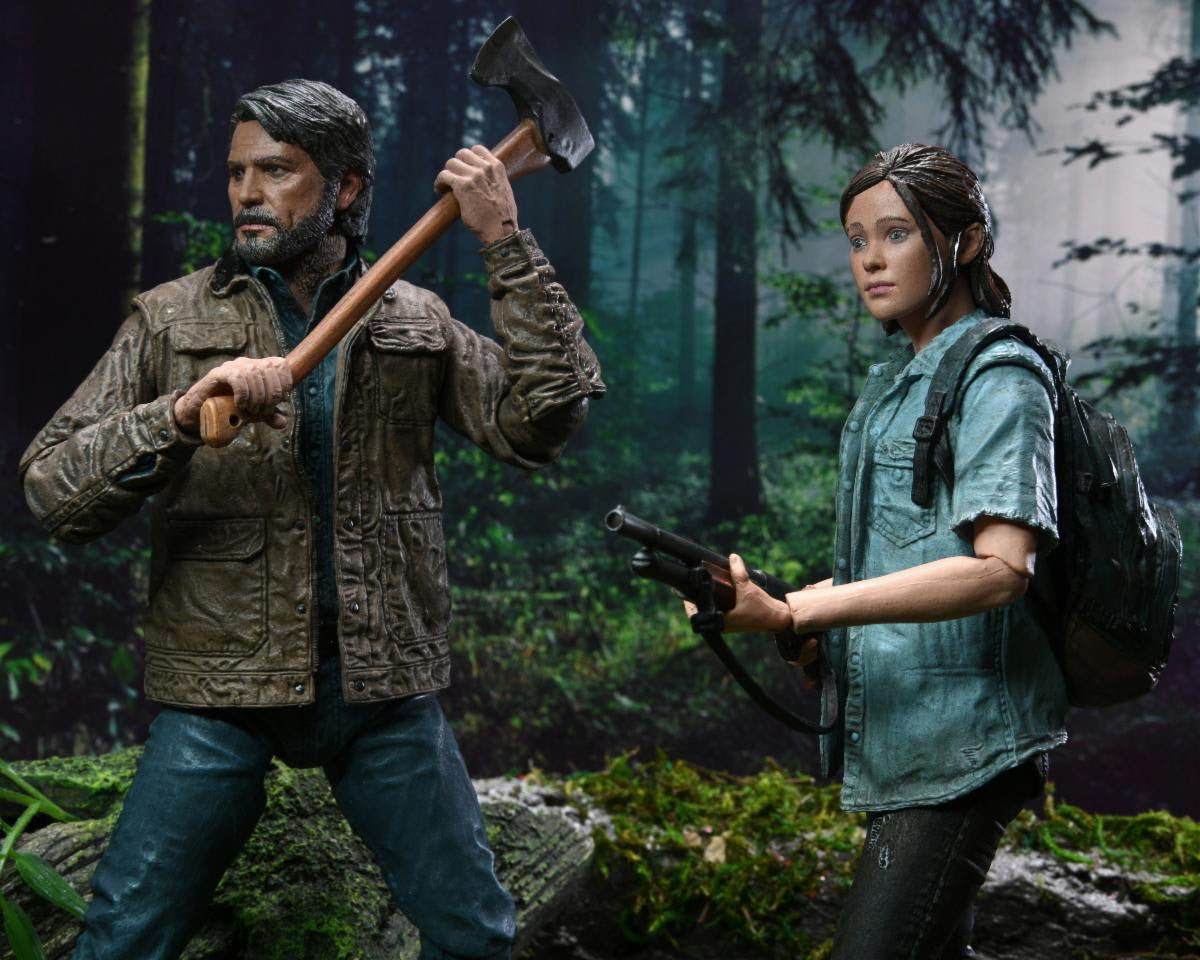 NECA - The Last of Us 2 - 7" Scale Action Figure - Ultimate 2-Pack "Joel & Ellie"