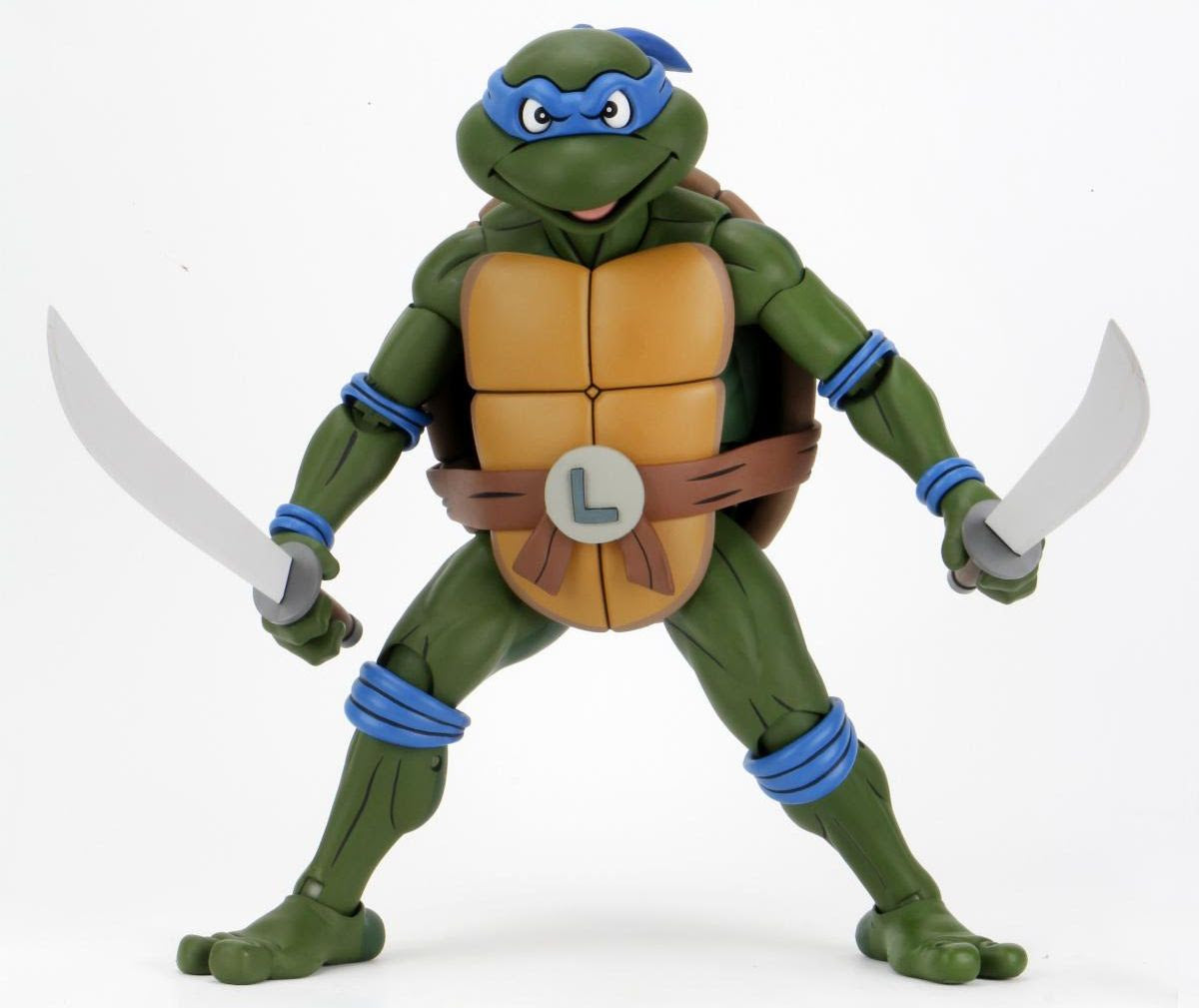 NECA - Teenage Mutant Ninja Turtles (Cartoon) - 1/4th Scale Action Figure - Giant Size Leonardo