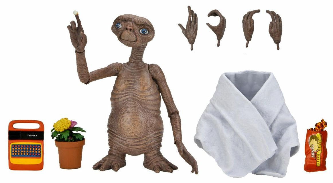 NECA - E.T. The Extra-Terrestrial 40th Anniversary - 7" Scale Action Figure - Ultimate E.T.